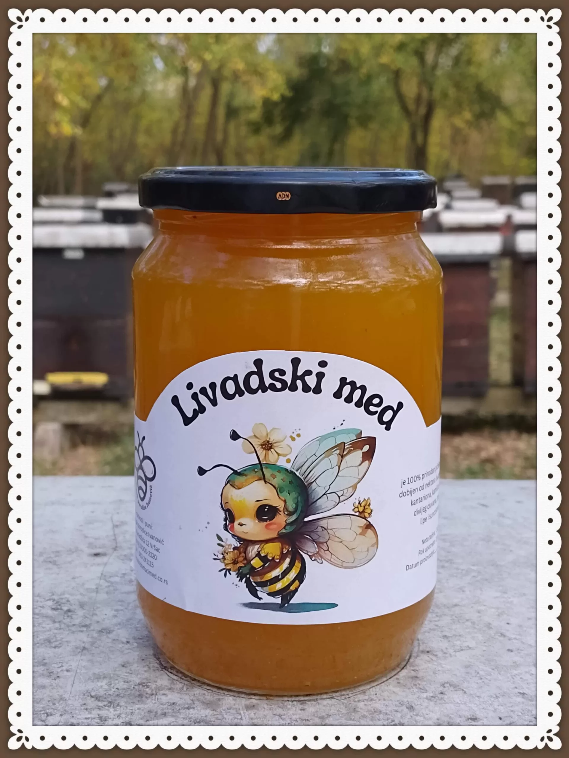 livadski med kristalisani